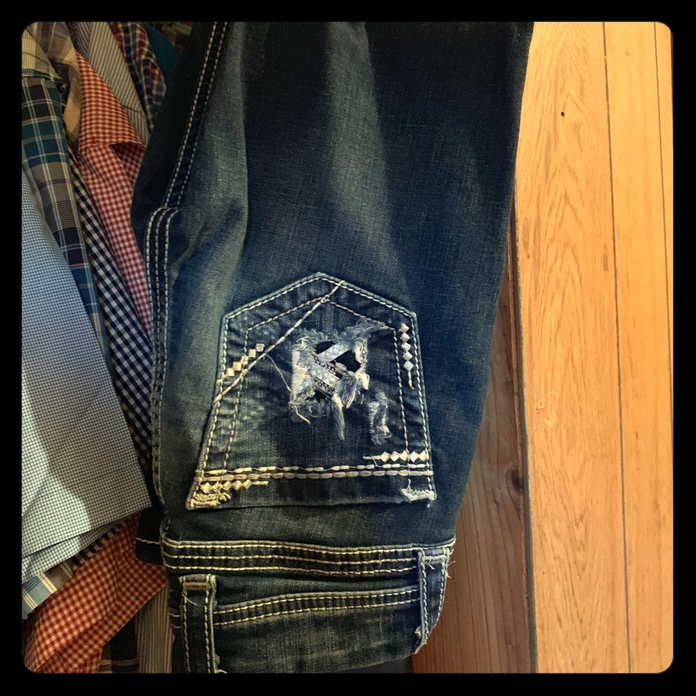 BKE denim capris